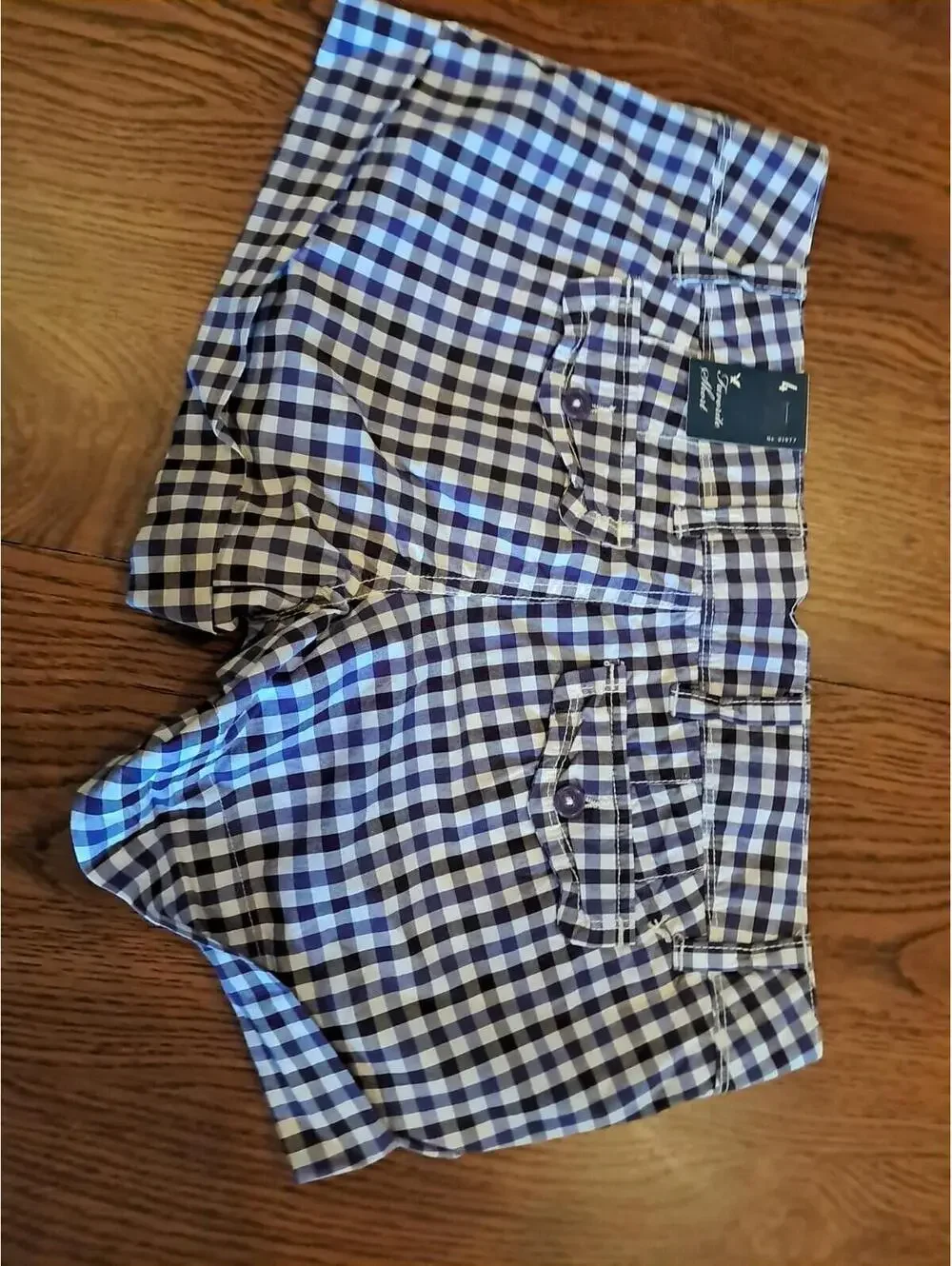 American Eagle Outfitters Women'sshorts Plaid Costal Size 4. NWT‎ Purple